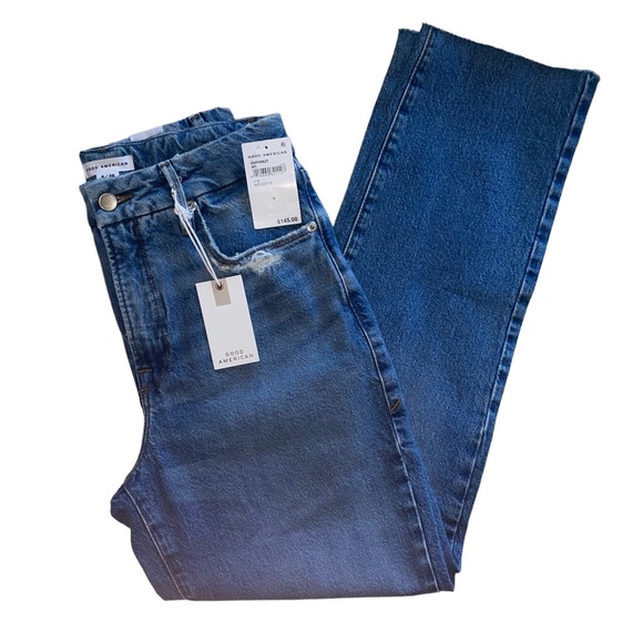 NWT Good American Good Vintage Jeans in Indigo 116 - Picture 9 of 11